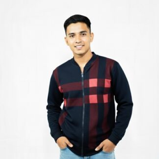 Classic Winter Jacket For Men Zipper Style Stay Warm And Stylish | Comfortable Fleece Material