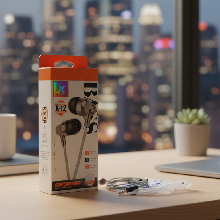 X‑Star Earphones | Random Colour & Design | Clear Sound | Comfortable Fit - Image 3