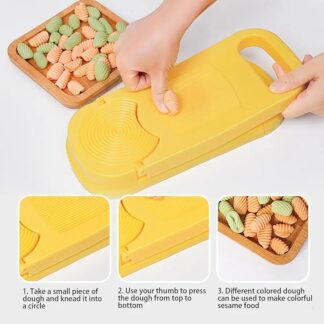 Multipurpose 2-in-1 Manual Dumpling Skin Press and Mold Maker Tool for Perfect Homemade Empanadas, Pierogies, and Traditional Chinese Dumplings Daily