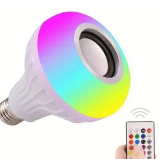 LED Music Bulb with Built-in Bluetooth Speaker – Colorful RGB Light for Parties, Bedrooms, Home Décor & Mood Lighting