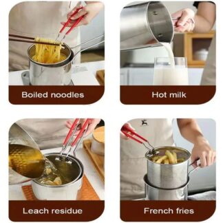 Deep Frying Fry Pot Providing Durable Quality Comfortable Handling Reliable Performance Easy Cleaning Everyday Cooking Support