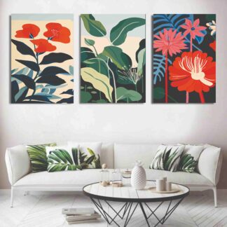 Set of 3 Wall Art Wooden Phototile Frames for Wall Decor