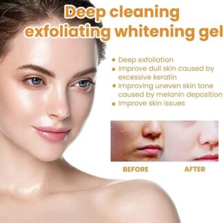 Orange Enzymes Exfoliating & Brightening Gel | Deep Cleansing Face Gel for Smooth, Glowing & Refreshed Skin (60ml)