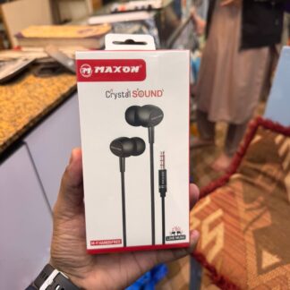 Maxon M9 Handfree – High-Performance 10mm Driver, Immersive Bass, Matte Sleek Design, 3.5mm AUX Connector