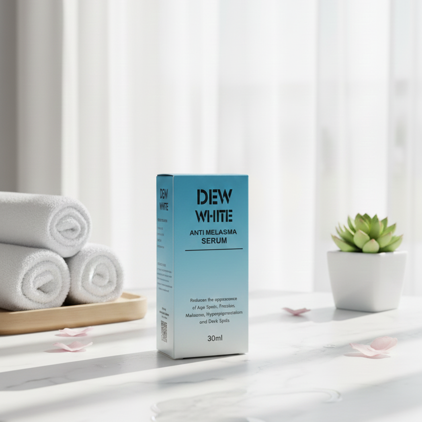 Dew White Anti Melasma Serum Gentle Formula Reduces Dark Spots Improves Skin Tone Provides Radiant Glow And Smooth Texture For Daily Use - 30ml - Image 3