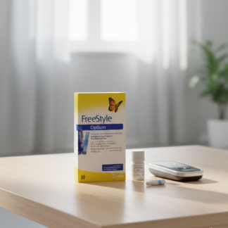 Abbott Freestyle Optium Blood Glucose Test Strips Providing Accurate Results Everyday Diabetes Care Support (Pack of 50)