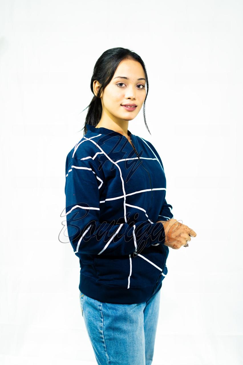 Winter Collection Women’s Mocnek Printed Jacket | Stylish & Warm Outerwear | Trendy Winter Fashion for Ladies