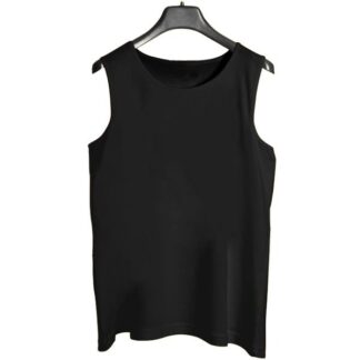 Captain Black Men's Vest [Black] | Sleeve-Less 100% Pure Sando