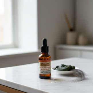 Drakkar Ganoderma Hair Serum | Ultimate Nutrient & Shine Therapy | Healthy Hair Boost & Repair Serum | 30gm