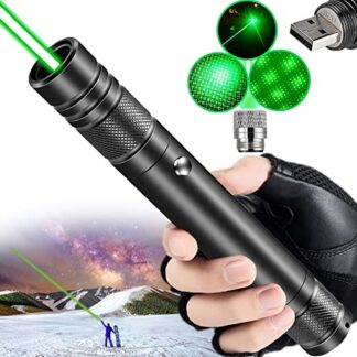 RL 303 Green Laser Pointer – Rechargeable with Lock Key, Charger & Ideal for Teaching, Astronomy, Presentations & More
