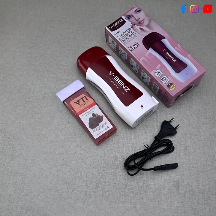 V-BENZ Original Electric Roll On Wax Depilator Heater Hair Removal Machine (Wax Cartridge Included) – Model: V-5889 - Image 4
