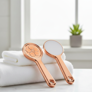 Nano Glass Foot File Scrubber With A Handle Providing Smooth Care Everyday Foot Care Support (Random Color)