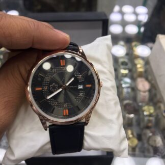 MontBlanc 0817A Men’s Luxury Watch | Premium Leather Strap, Water Resistant, Elegant Analog Timepiece ( without box )