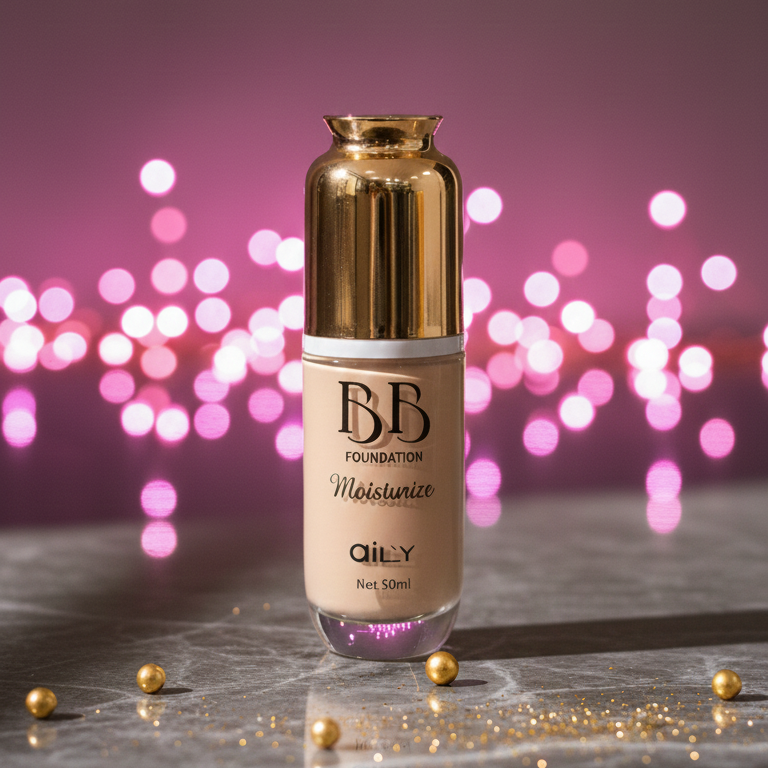 Aily BB Foundation – Moisturizing Liquid Foundation | 50ml | Smooth, Natural & Hydrating Coverage - Image 2