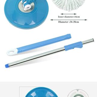 360 Degree Rotating Spin Mop - Original Replacement Parts for Home, Kitchen & Bathroom Cleaning spin mop  ( Random Color )