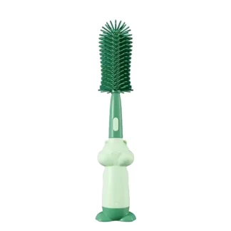 3-in-1 Silicone Baby Bottle Cleaning Brush Set – Pacifier, Straw, and Bottle Scrubber