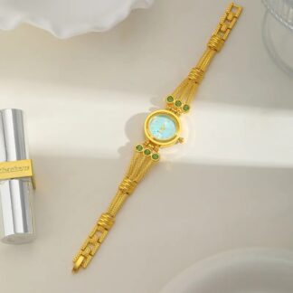 Single Folding Buckle Alloy Strap Quartz Watch Elegant Design Durable Build Clear Display Comfortable Wear For Daily And Formal Use