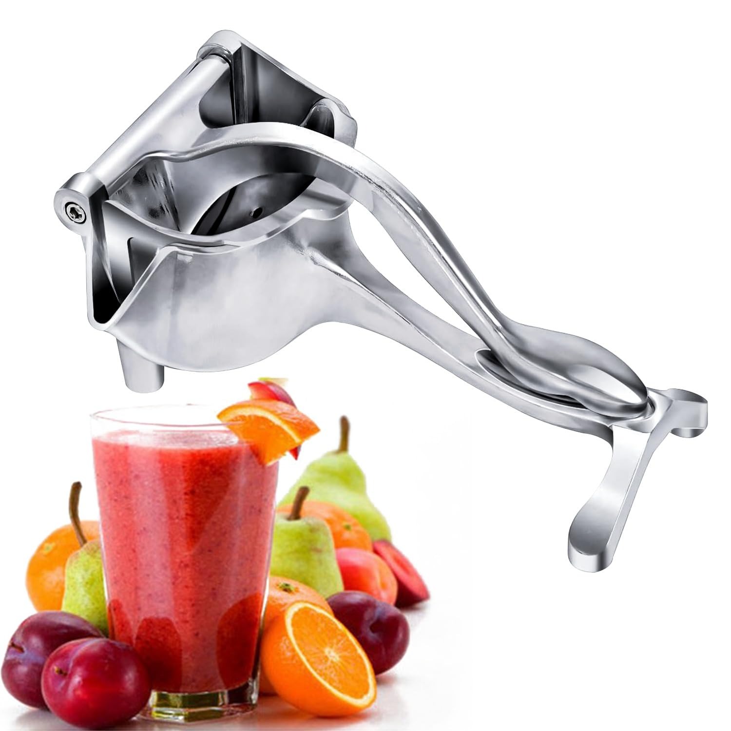 Stainless Steel Lemon Orange Clip Handheld Fruit Juicer | Durable Manual Portable Juicer | Kitchen & Baby Fruit Squeezer - Image 3