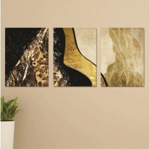 Set of 3 Wooden Photo Tile Wall Art Frames (8×11 Inches) – Premium MDF Spiritual Wall Décor with Easy Stick Back