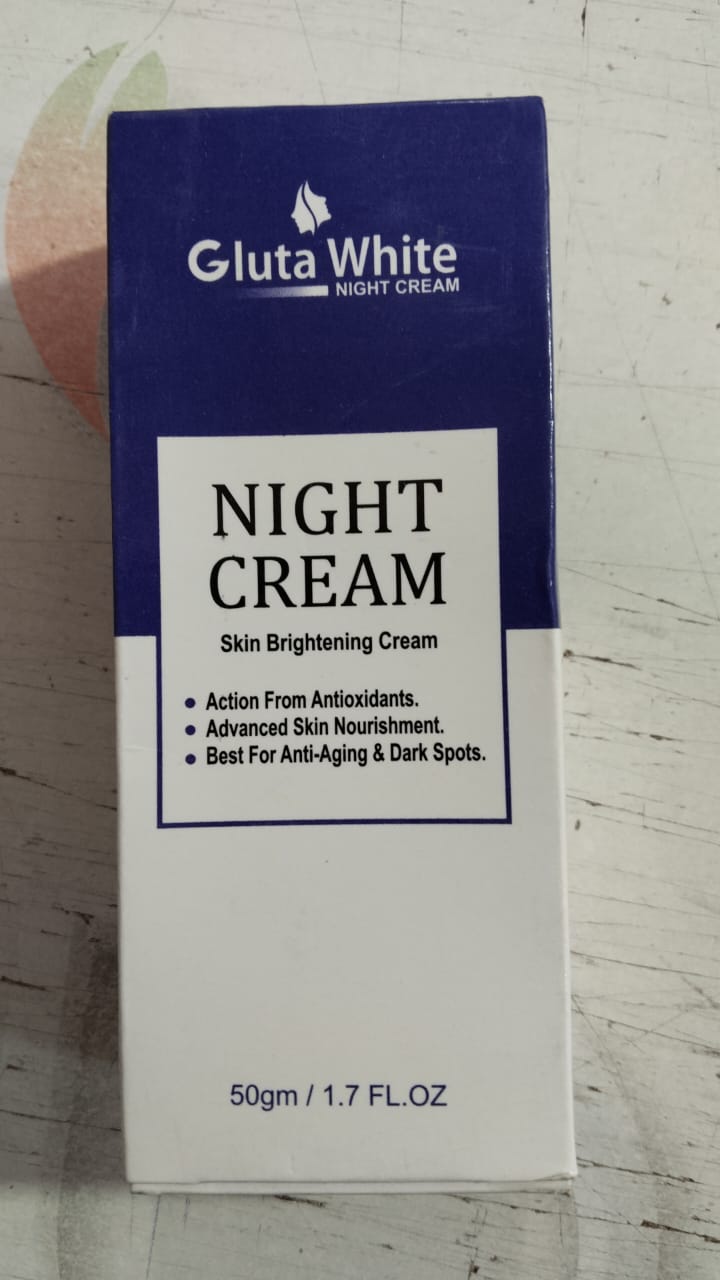 Gluta White Night Cream | 50ml | Advanced Brightening, Nourishing & Anti‑Aging Formula - Image 6