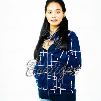 Polka Dot Zipper Jacket for Women & Girls | Stylish, Warm & Trendy Winter Wear | Comfortable Casual Outerwear