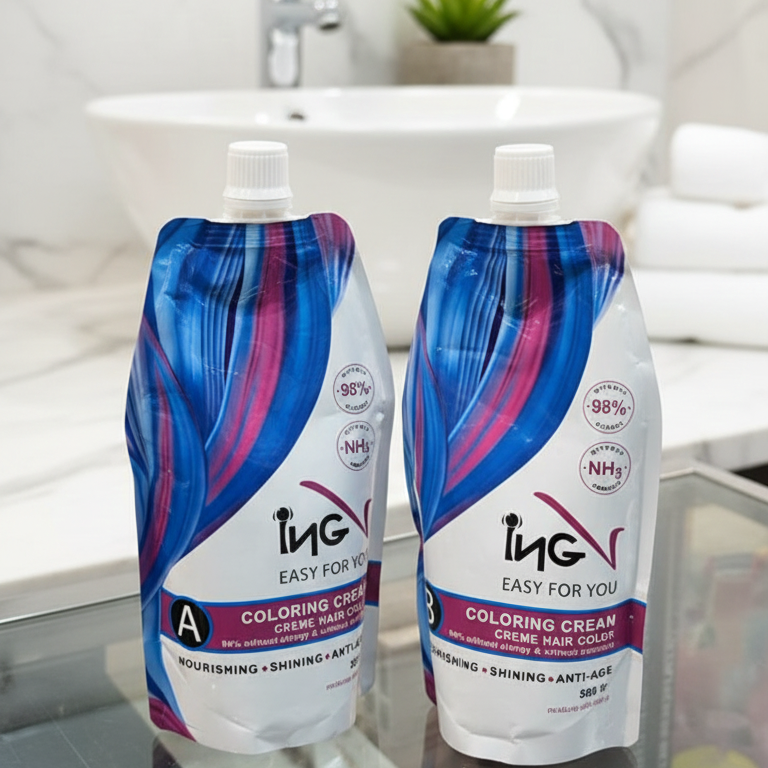 INGV Hair Color Cream 1000ml (500ml + 500ml) – Salon-Quality Hair Dye, Rich Pigment, Long-Lasting Color, Smooth Application & Professional Results - Image 3