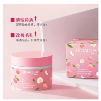 Bioaqua Peach Extract Exfoliating Face Gel Cream Fruit Acid Gentle Peeling Gel Smooth Skin Refreshing Care - 100g