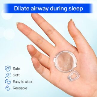 Silicone Magnet Nose Clip – Anti Snore Device for Sleeping, Best Quality, Pack of 4