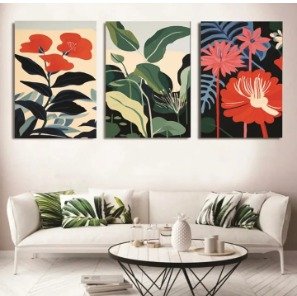 Set of 3 Wall Art Wooden Phototile Frames for Wall Decor - Image 2