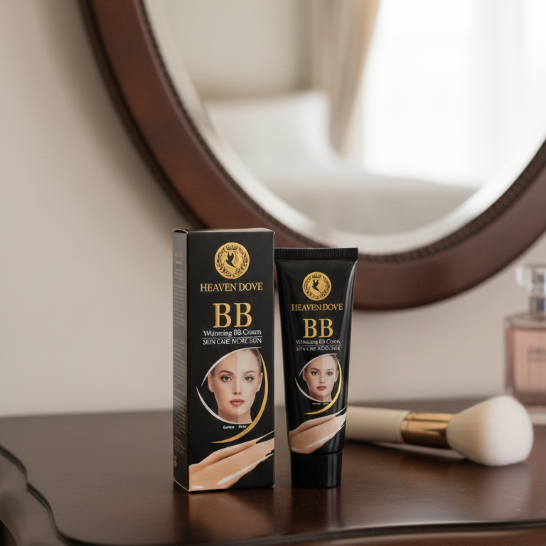 Heavan Dove BB Whitening Cream Providing Gentle Care With Soft Texture Brightening Effect - 120g - Image 2