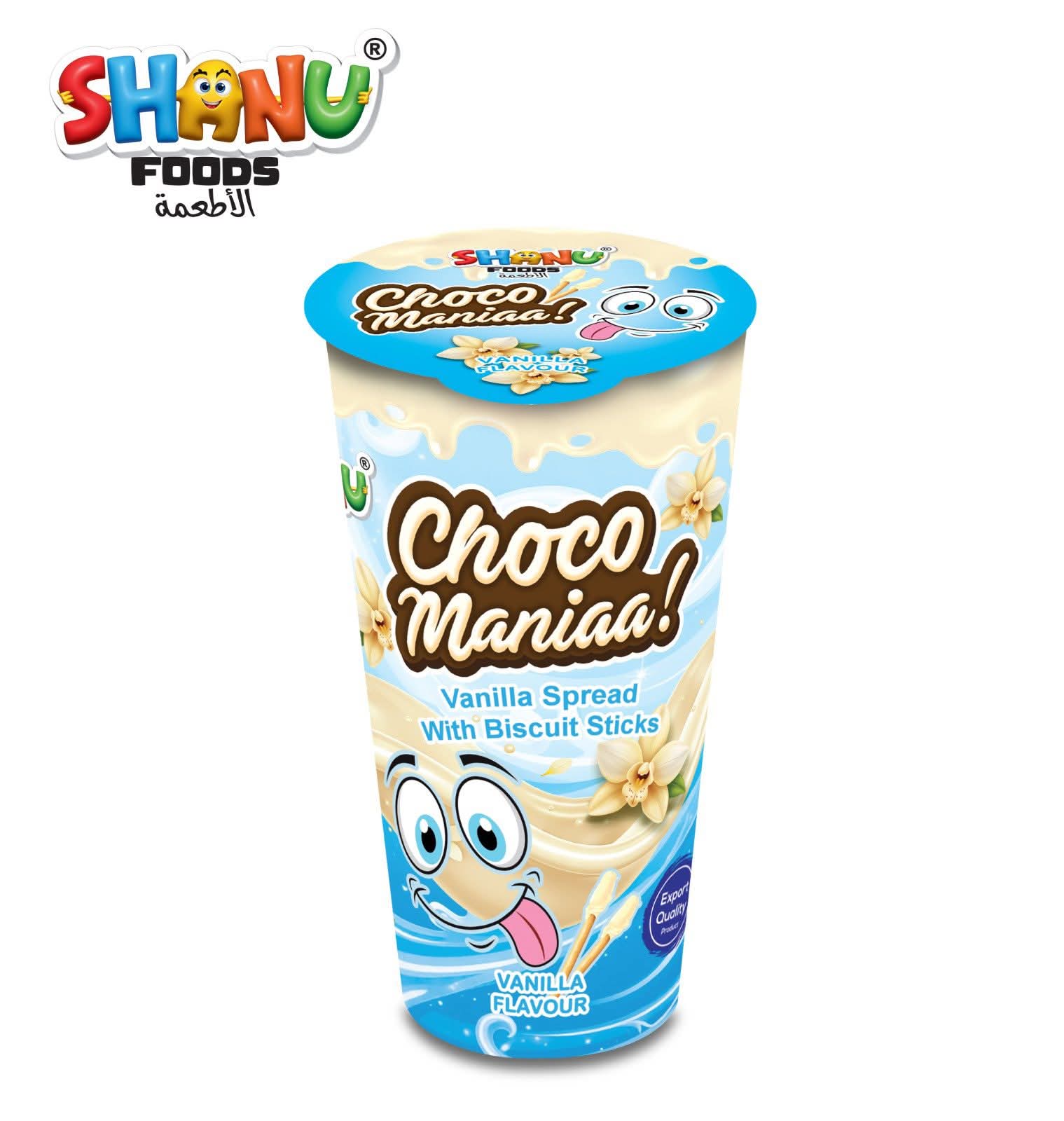 Shanu Foods Choco Maniaa | Chocolate Spread with Biscuit Sticks | 6 Cups | 7 Sticks in 1 Cup - Image 6