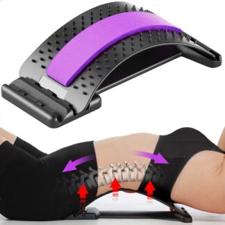 Chiropractic Magic Back Stretcher | Lumbar Massage Support | Spine Pain Relief | Posture Corrector