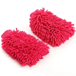 Microfiber Double-Sided Cleaning Gloves - Ideal for House and Car Cleaning