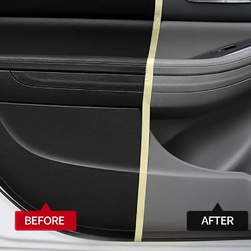 Qifenghe Professional 200g Car Interior Plastic Renovation Wax – Premium Varnish Soft Wax with Applicator Sponge for Whole Car Interior Refurbishment & Cortical Brightening - Image 3