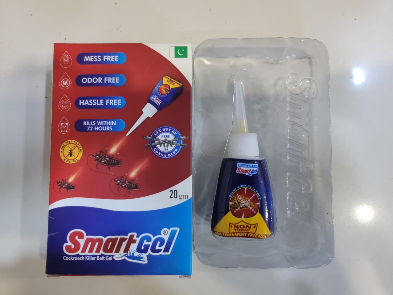 SmartGel Cockroach Killer Gel (20g) | Professional Strength, Odorless & Mess-Free Solution | Kills Within 72 Hours for Home & Kitchen Use - Image 4