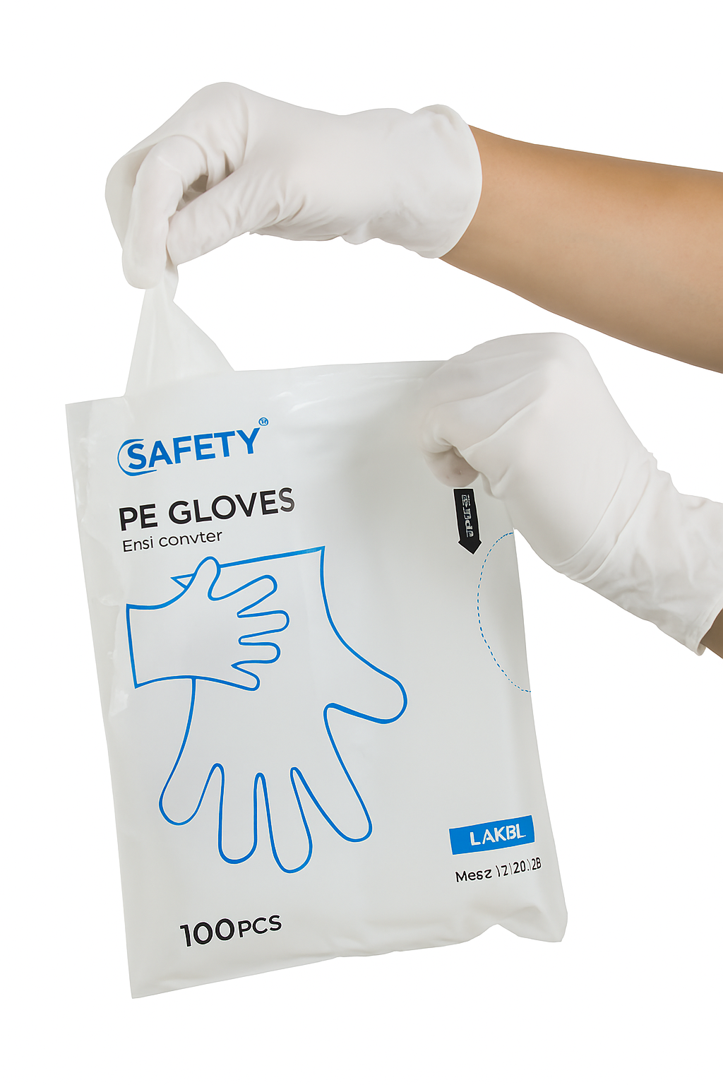 Safety Disposable Gloves – Reliable Protection, Comfort & Hygiene (Pack of 100)