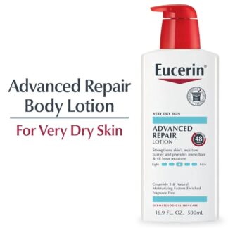 Eucerin Advanced Repair Lotion For Very Dry Skin Providing Hydrating Care  Everyday Skincare Support - 500ML