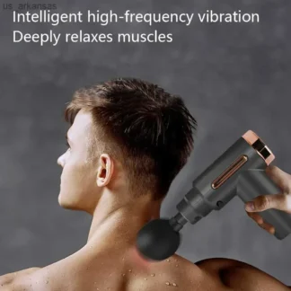 4-in-1 Massage Gun | Deep Tissue Percussion Massager with 4 Attachments | Handheld Electric Muscle Therapy Device