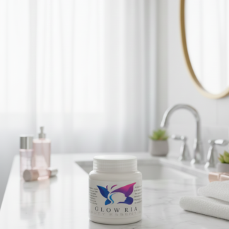 Glow Ria Zafrani Whitening Cream Natural Skin Care Formula Brightens Complexion Reduces Dark Spots Enhances Smooth Radiant Glow - 200g