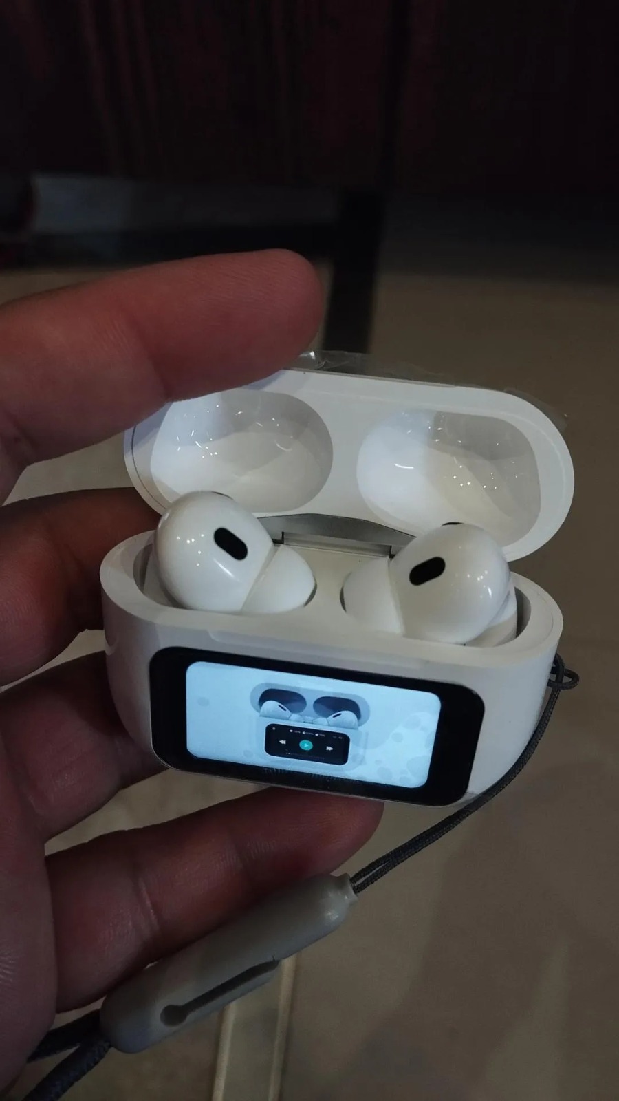 A9 Pro Smart Screen Wireless Earbuds – ANC & ENC Noise Cancelling, Bluetooth 5.4, Touch Control Display Case, Hi-Fi Sound & 36H Playtime ( white colour ) - Image 5