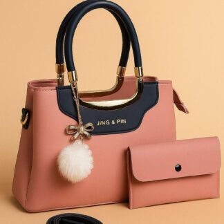 Premium 'JING & PIN' Ladies Handbag Collection with Clutch and Shoulder Strap Option