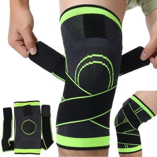 1pc Knee Support Band With Belt | Adjustable Knee Support Pad For Men And Women | Anti-Slip Knee Warmer Sleeves | Knee Sleeves - Image 2