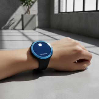 Pack of 2 -  Digital Round Stylish And Fashionable Wrist Smart Watch LED Band For Kids Date And Time Dial (Random Color)