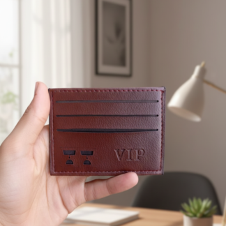 Pu Leather Vip Card Holder Wallet Providing Durable Quality Comfortable Use Practical Organization - Black