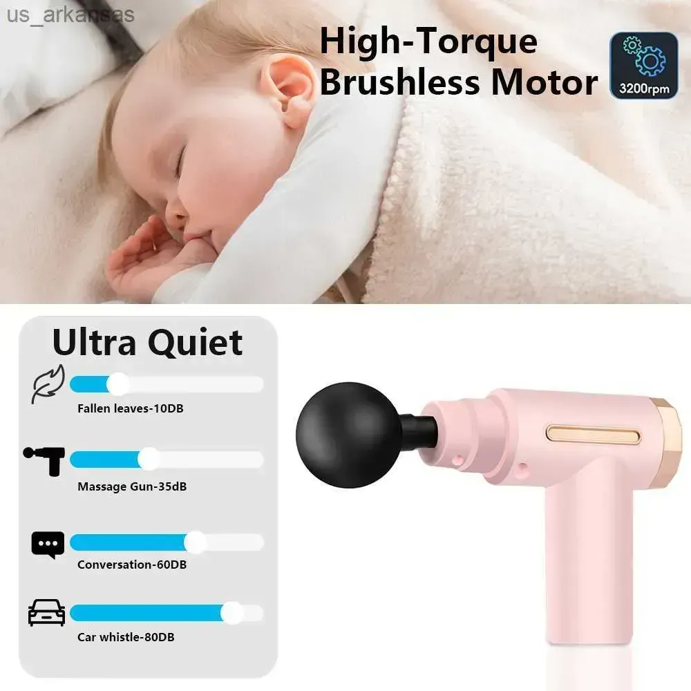 Professional Smart Percussion Massage Gun – High-Intensity Deep Tissue Muscle Massager with 4 Interchangeable Heads for Athletic Recovery & Pain Relief 4 in 1 - Image 4