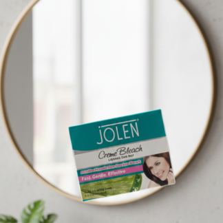 Jolen Creme Bleach - Lightens Dark Hair on Face and Body - Gentle & Effective Formula - 1 oz