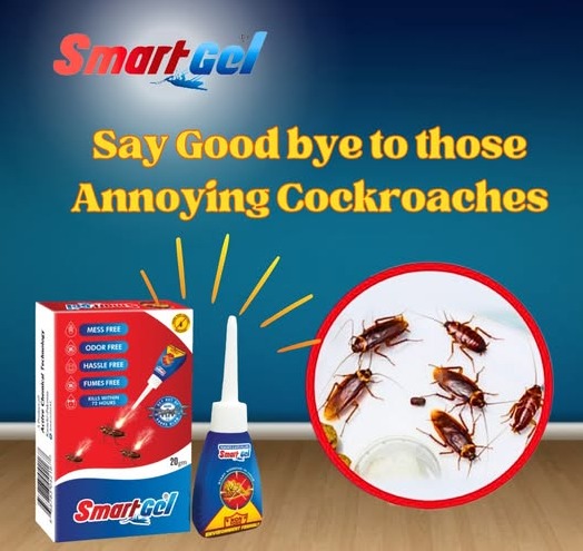 SmartGel Cockroach Killer Gel (20g) | Professional Strength, Odorless & Mess-Free Solution | Kills Within 72 Hours for Home & Kitchen Use - Image 3