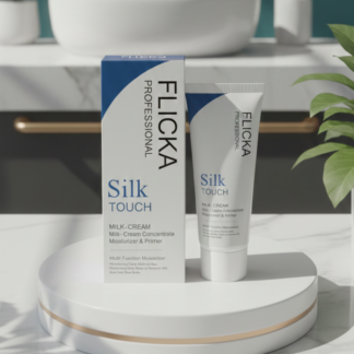 FLiCKA Silk Touch 3‑in‑1 Moisturizer & Primer | Hydrating, Lightweight, Long‑Lasting | Pore Minimizer |