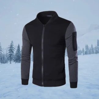 Grey Sleeve Style Full Jacket - Elevate Your Style with Our Dashing Full Bazo Jacket: Fashionable, Trendy, Premium Quality, and Finely Stitched