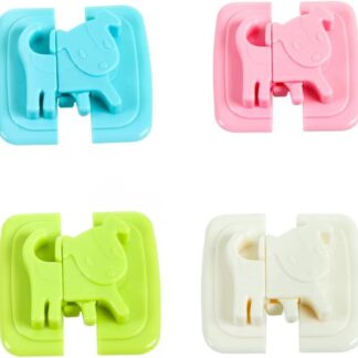 01 PCs Cute Dog Shape Cartoon Cabinet Door Child Safe Lock Refrigerator Toilet Baby Safety Tools | Refrigerator Lock | Lock For Cabinet - Random Color